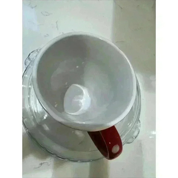 Maxwell & Williams Australia Stoneware Mug - SPRINKLE - Red White Dots - Picture 6 of 9